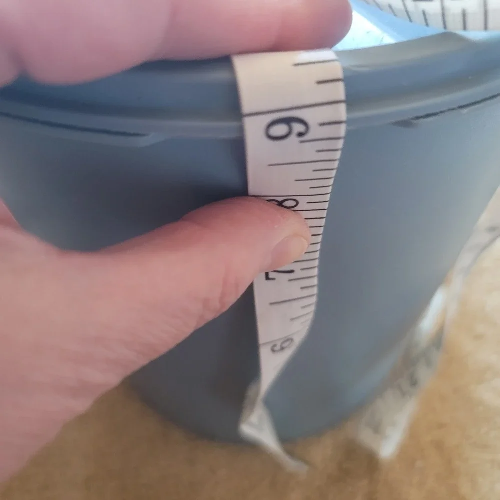 Vintage Tupperware Blue Container Storage Canister with Lid